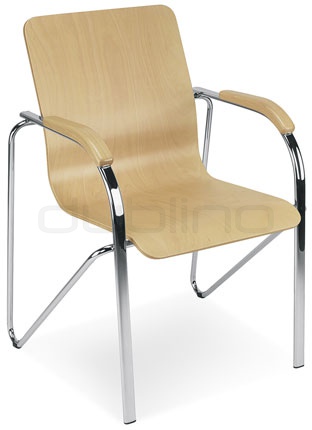 Metal chair with plywood seat - Y/SAMBA CR