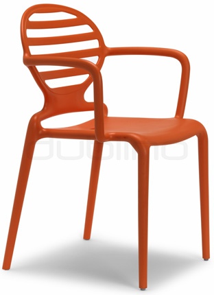 Plastic chair in different colors. Min. order: 16 pcs - BC 2280 COK
