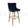 Upholstered bar stools - DL CRYSTAL BS BLUE