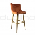 Upholstered bar stools - DL CRYSTAL TERRACOTTA
