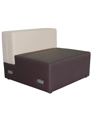 Box with your optional choice of stain colors, fabrics and artificial leather - Dublino System/50/90