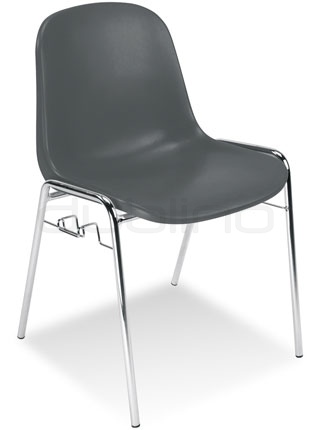 Metal chair with plastic seat - Y BETA CLICK