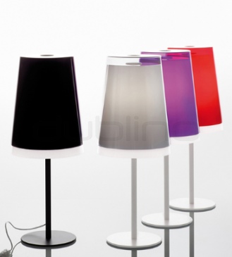 Design plastic table lamp in different colors - PEDRALI L001TA/AA