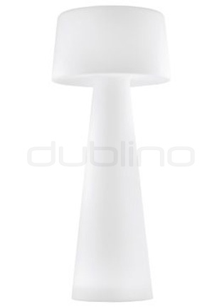 Design floor lamp, in different colors, for outdooe use - PEDRALI T OUT/BI