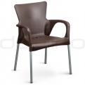 Plastic chairs - G GABARA BROWN AND WHITE