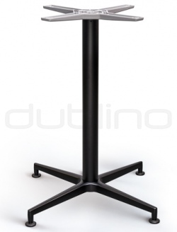 Aluminium framed table base - P VISION BLACK&WHITE
