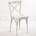 Vintage chair, cross back chair - XTON 05 VINTAGE WHITE