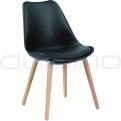 Plastic chairs - DL RETRO BLACK
