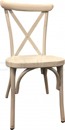 Aluminium vintage chair - DL SEVILLA WHITE