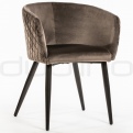 Upholstered dining chairs - DL KING GREY