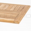 Solid wood table tops - DL SAHARA TEAK WOOD TABLE TOP 70x70