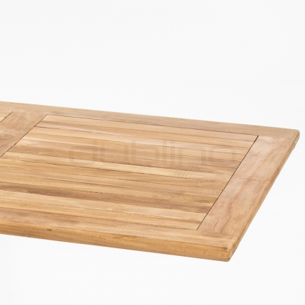 Teakwood table top 120 x 70 cm - DL SAHARA TEAK WOOD TABLE TOP 120 x 70 cm