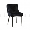 Upholstered dining chairs - DL CRYSTAL BLUE